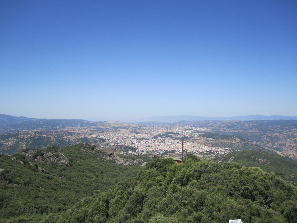 Nuoro vom Monte Ortobene